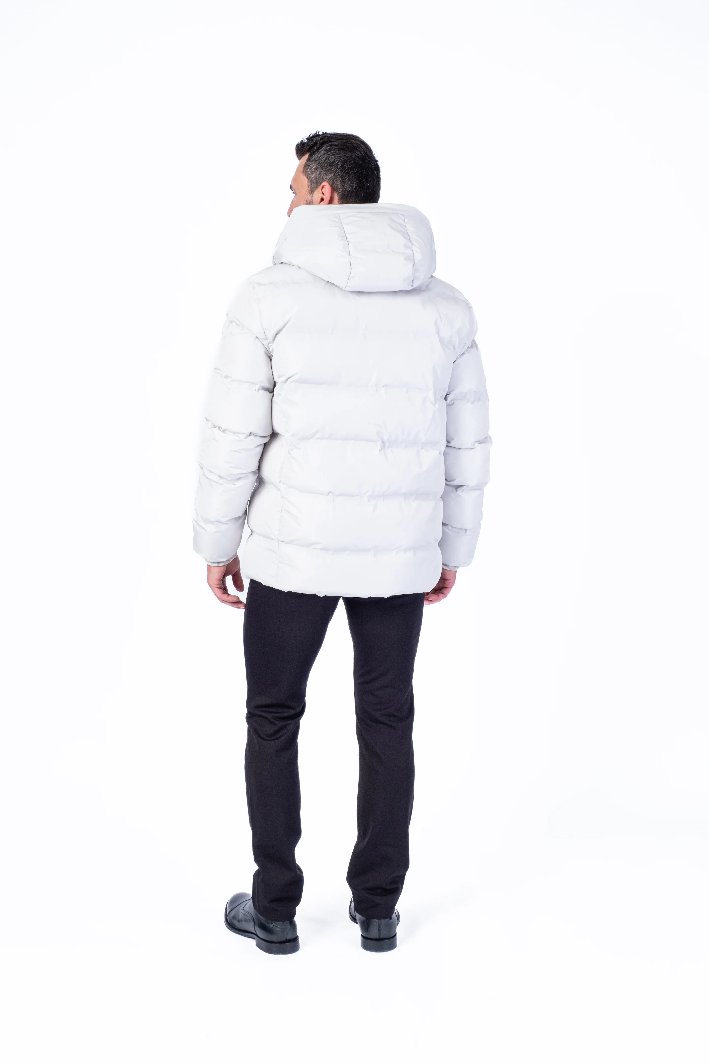 "ANTONIE" Mid-Weight Heat Sealed Puffer - Stone - Image 4