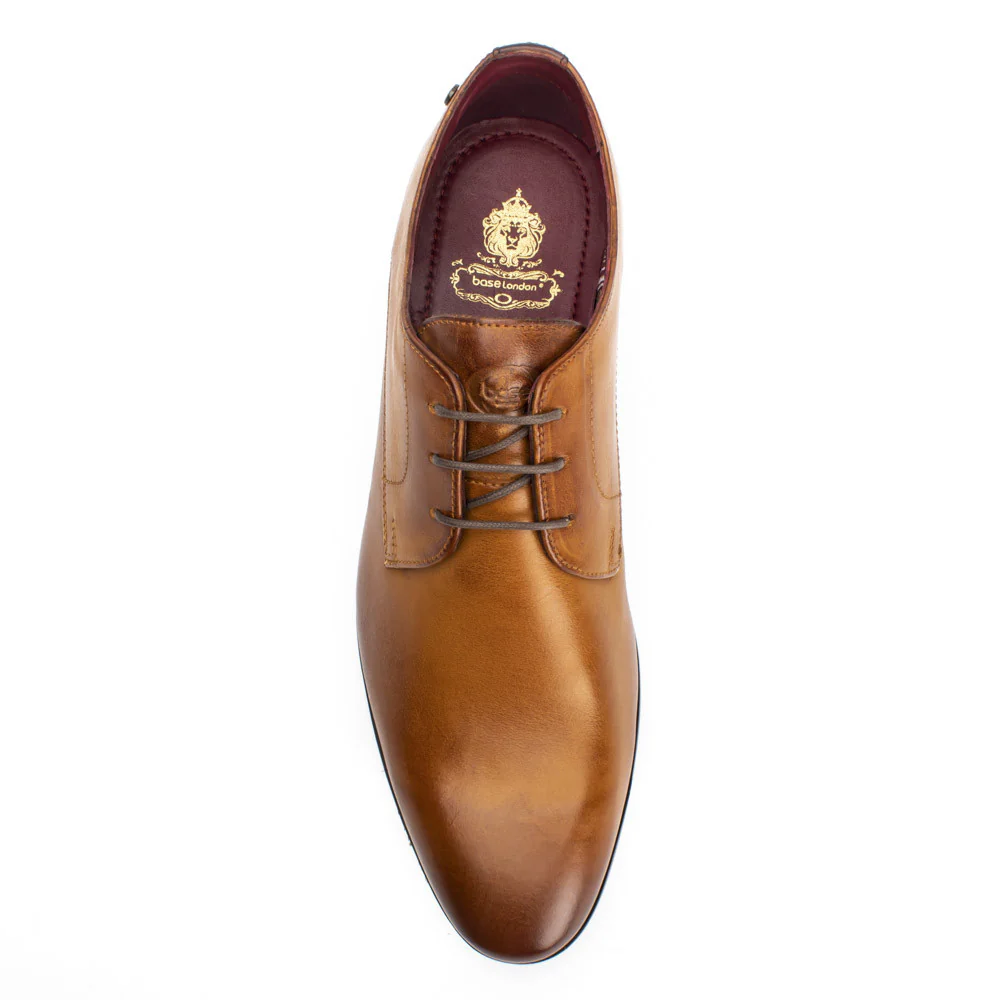 Dansey Lace Up Solid Shoe - Tan - Image 4