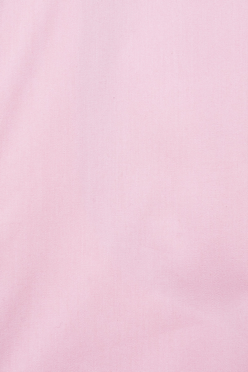 Modern Slim Fit Solid Stretch Dress Shirt - Pink - Image 3