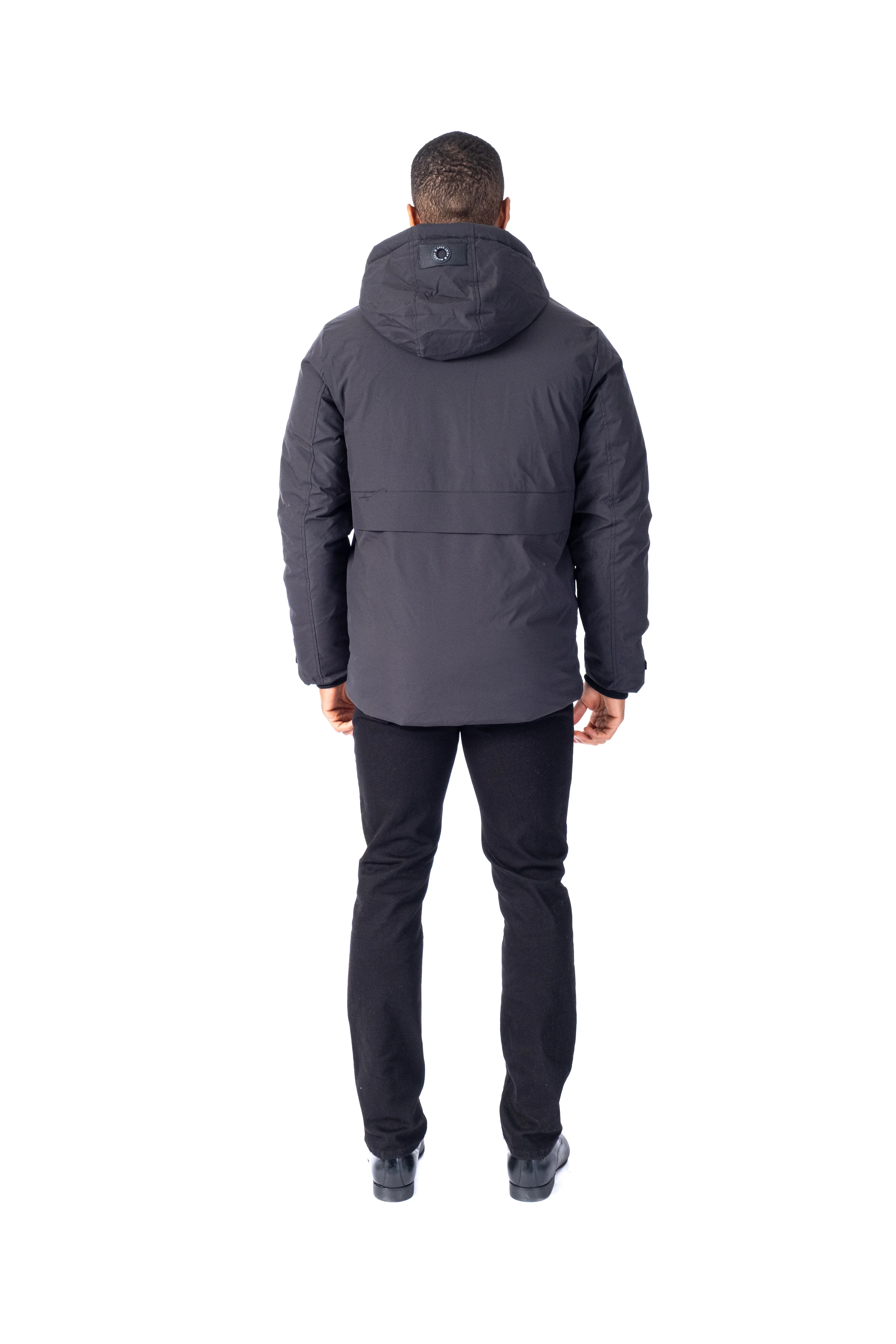 Light Weight Tech Puffer Bomber - Black - Image 4