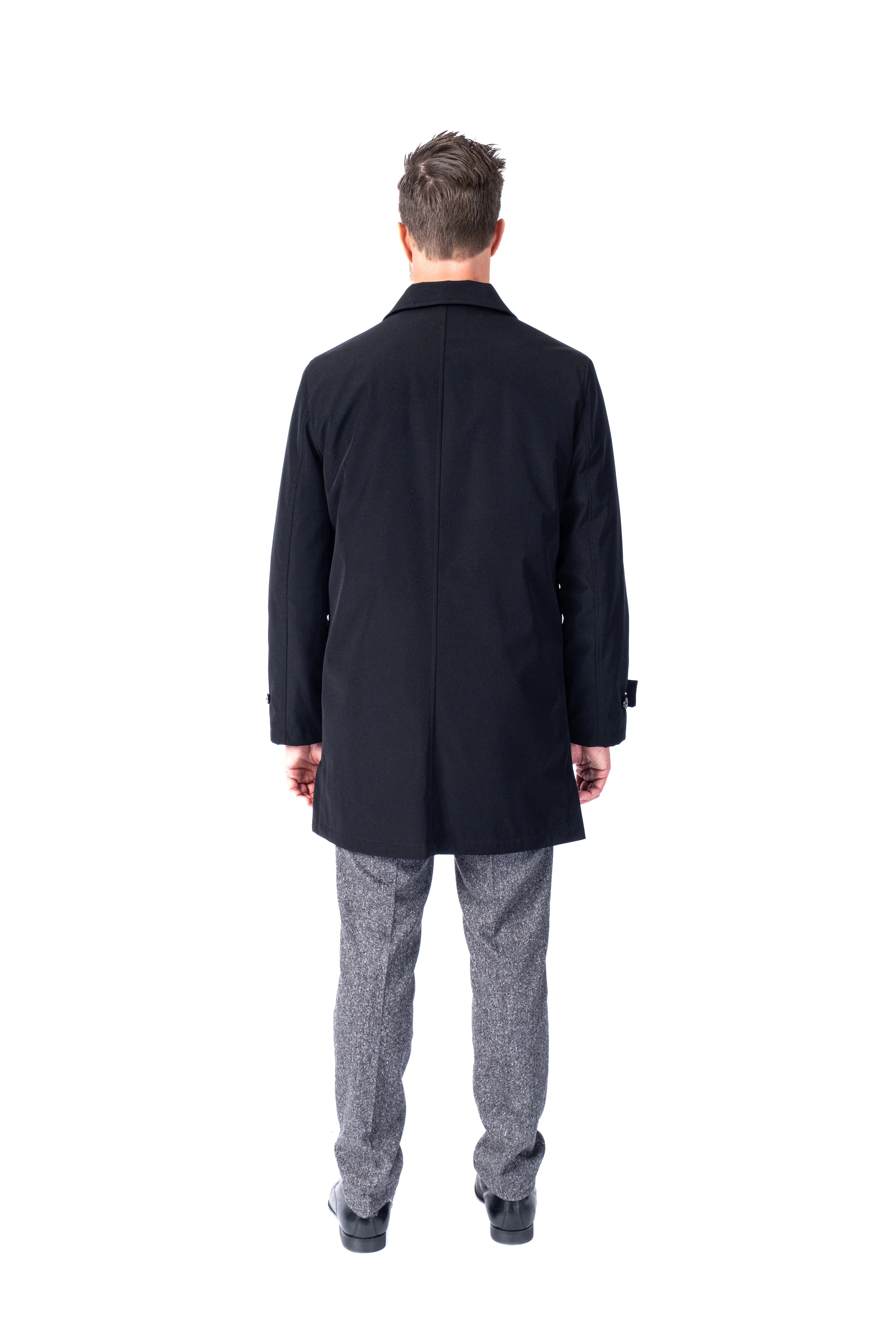 Nylon 36" Topcoat w/ Zipout - Black - Image 4