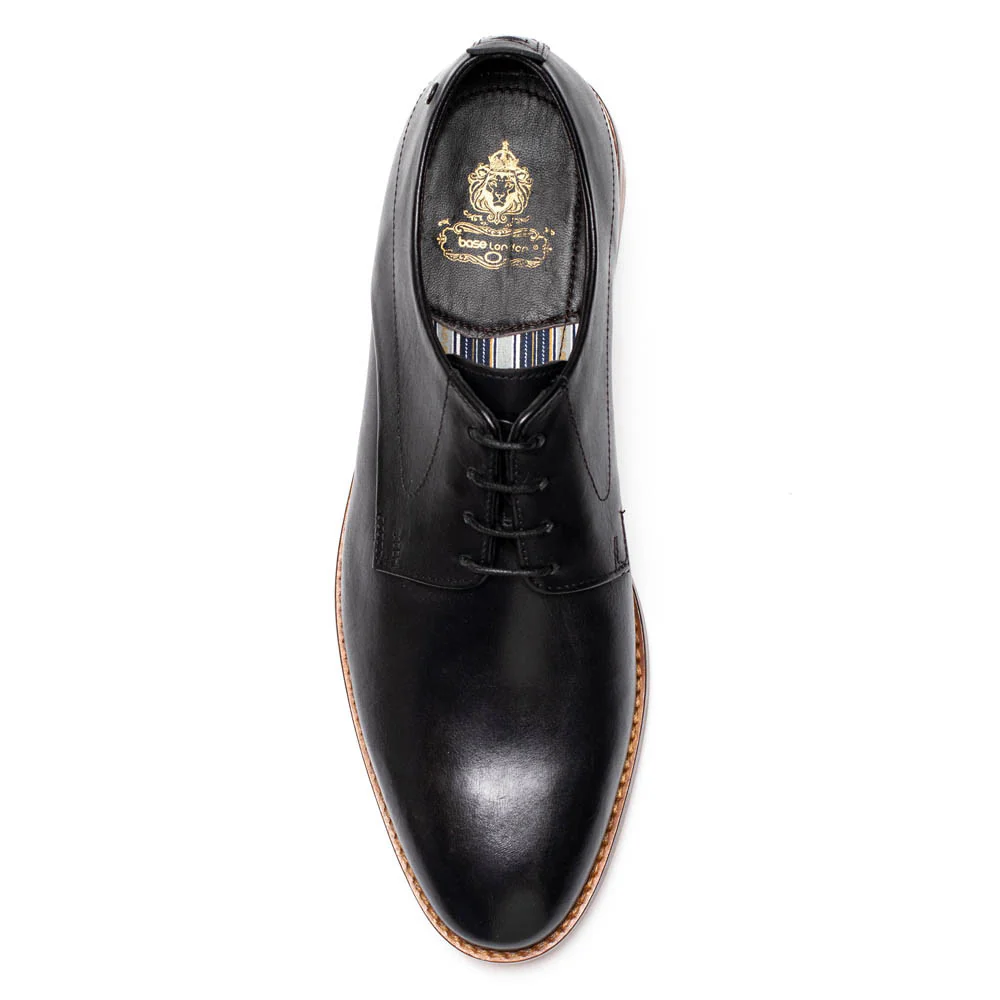 Script Lace Up Shoe - Black - Image 5
