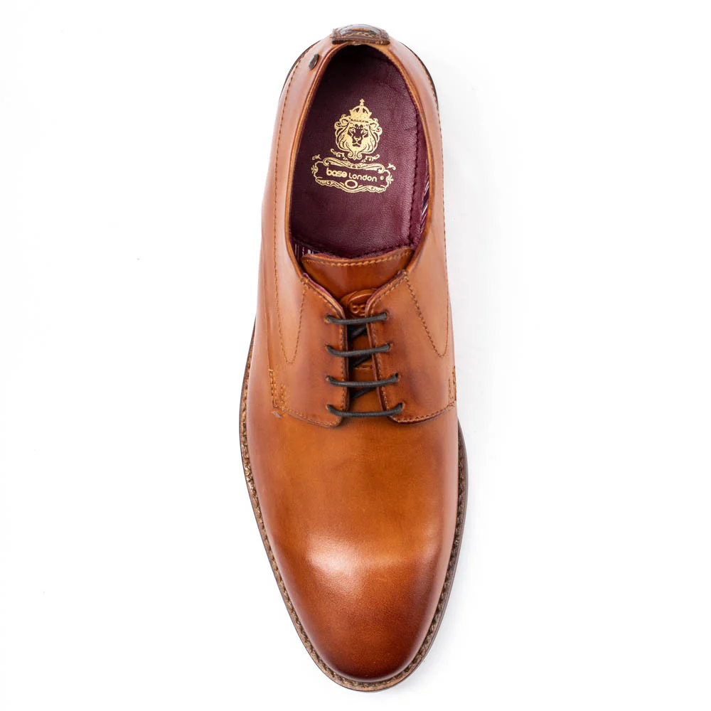 Script Lace Up Shoe - Tan - Image 4