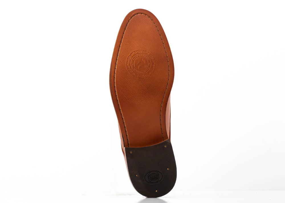 Script Lace Up Shoe - Tan - Image 5