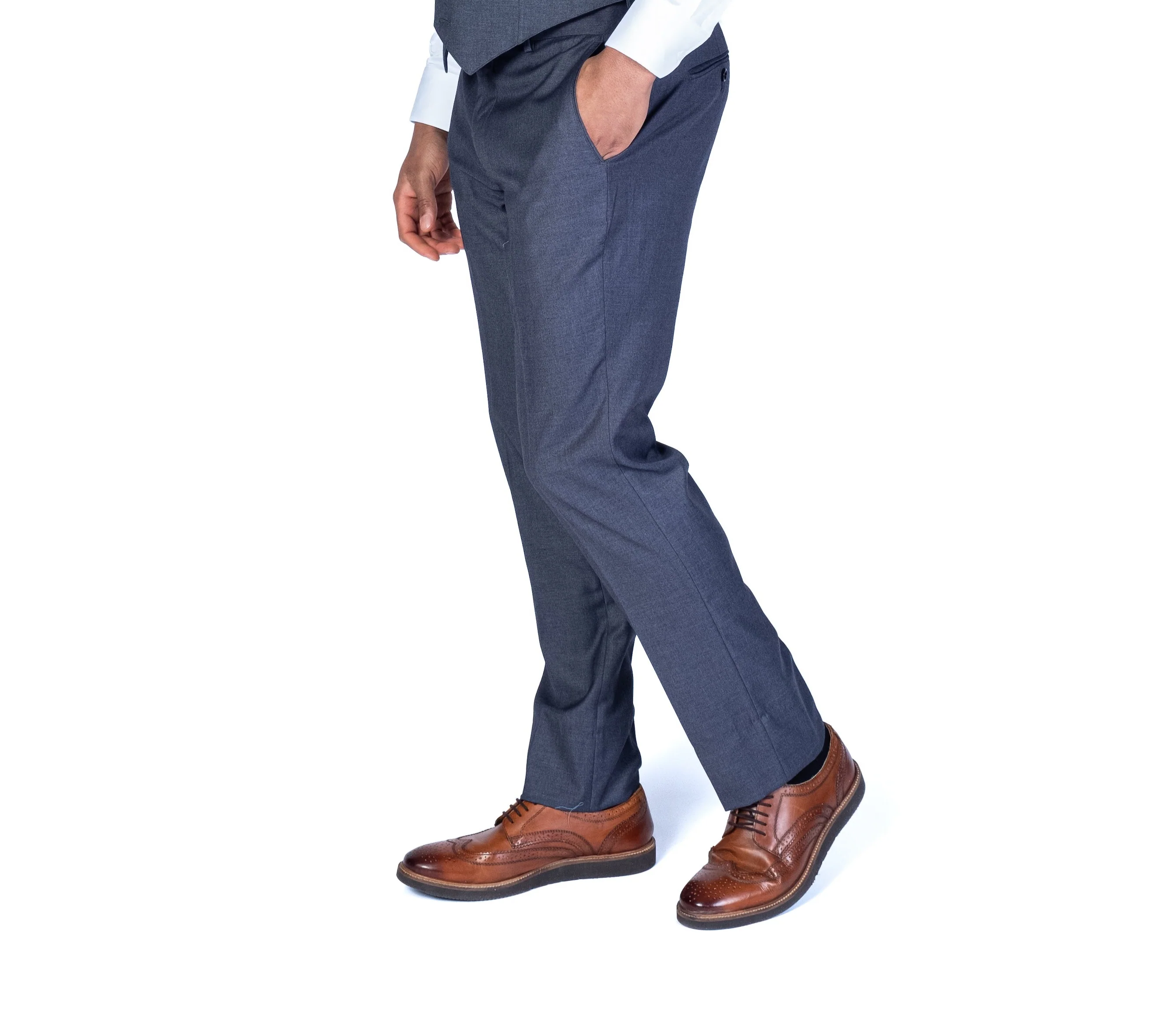 Solid Dress Pant Separate - Charcoal - Image 3