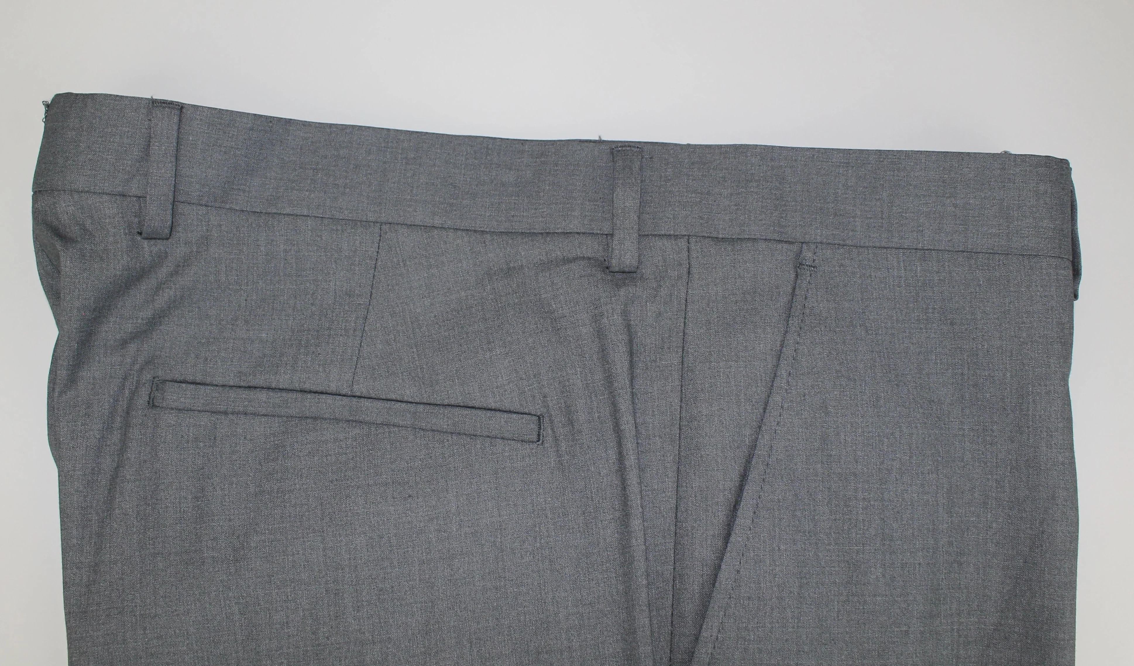 Solid Dress Pant Separate - Silver - Image 3