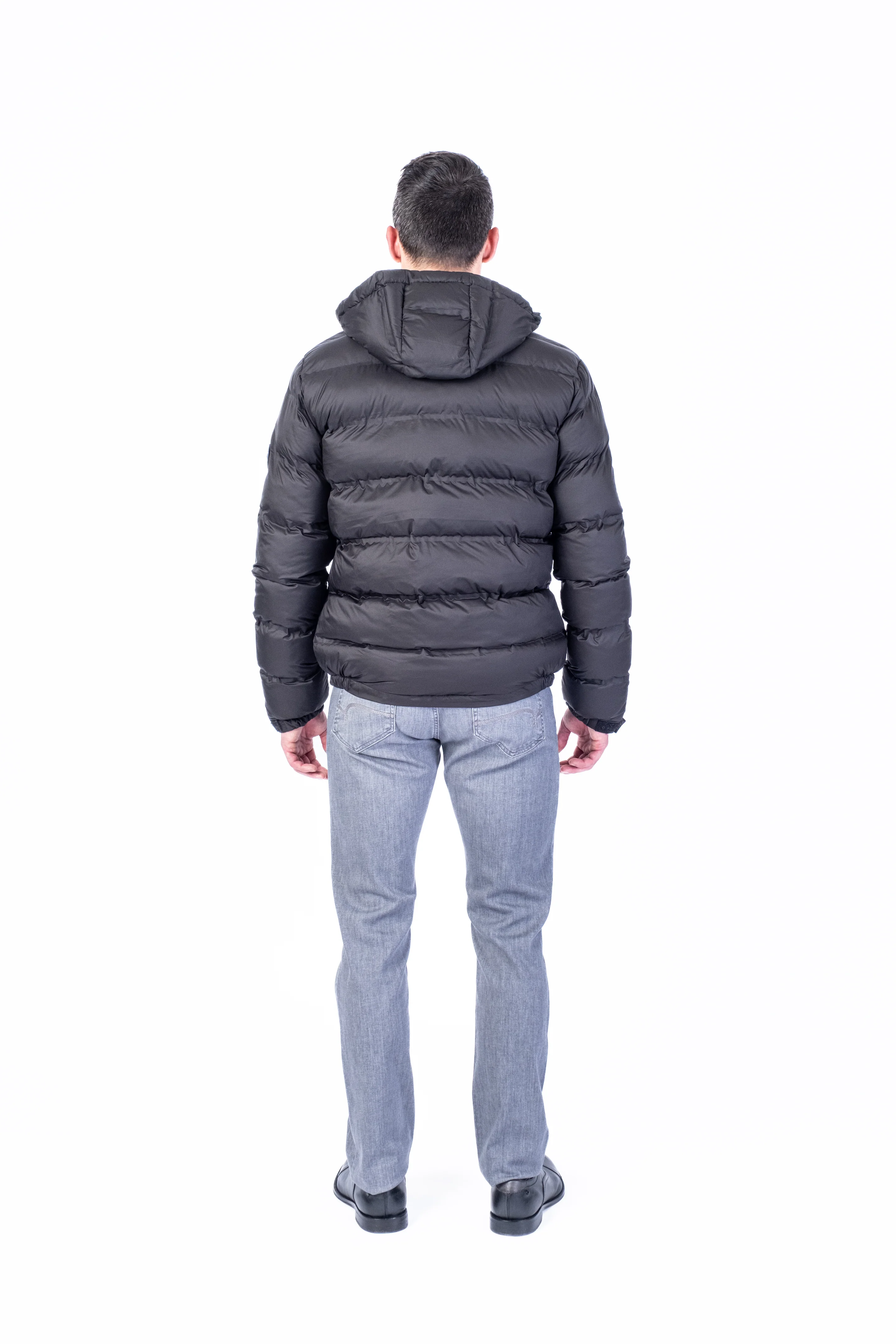 Ultra-Lite Hooded Bomber - Black - Image 5