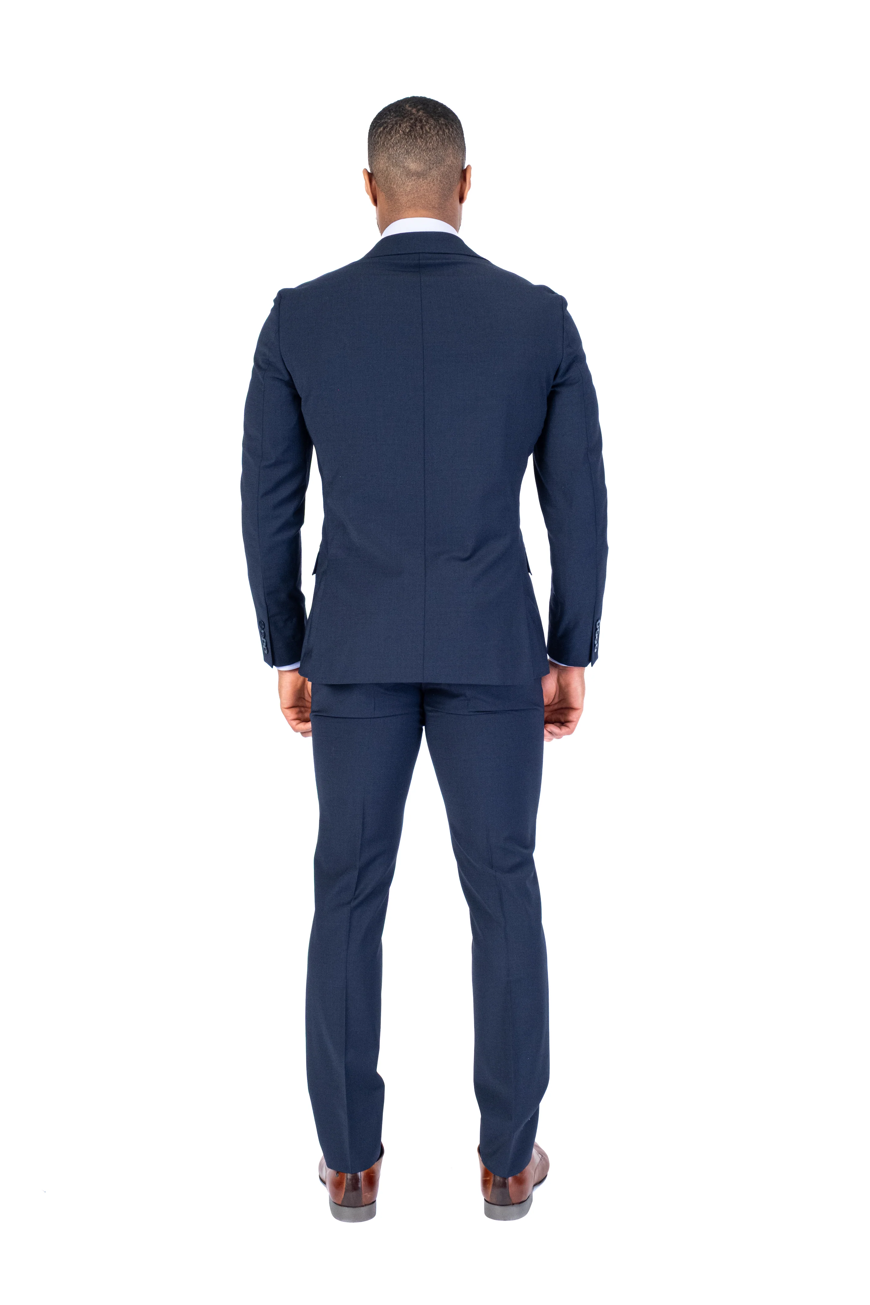 X-Slim MK Solid Suit - Navy - Image 4